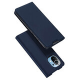 DUX DUCIS Skin Pro holster caz cu flip capac Xiaomi Mi 11 albastru