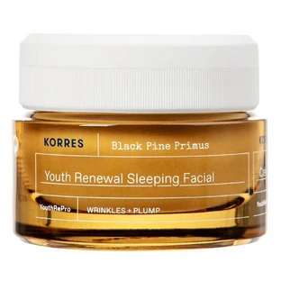 Korres Zwarte den Primus anti-rimpel nachtcrème, 40 ml