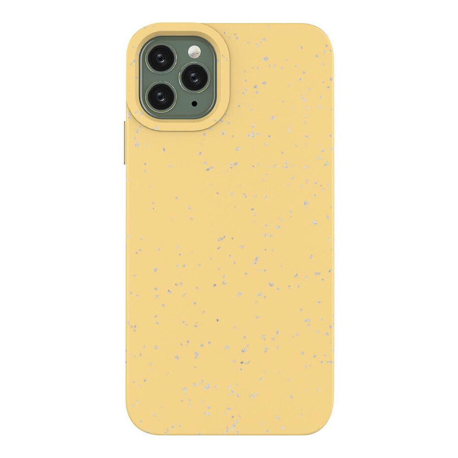 Custodia Eco Case per iPhone 11 Pro Max in silicone giallo