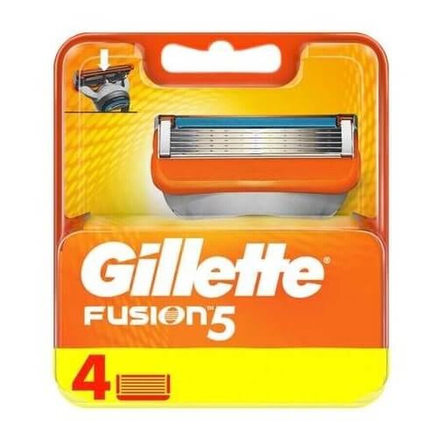 Gillette Fusion5 Vervangende scheermesjes, 4 stuks