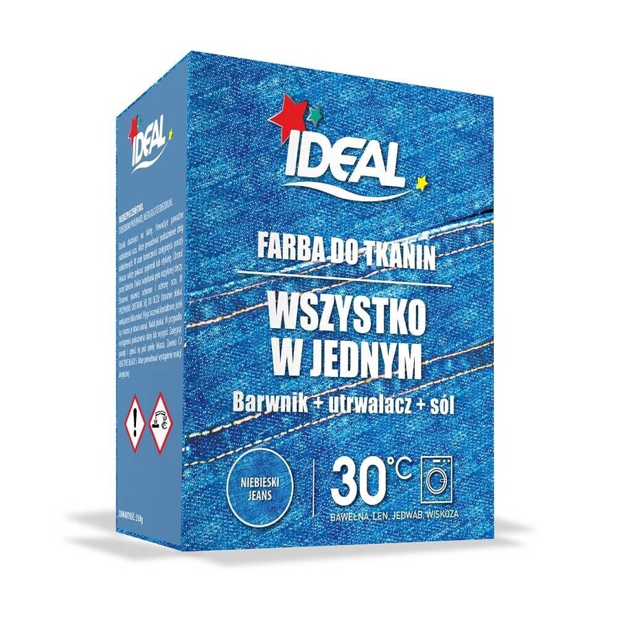 Ideal All in One, Fabric Dye Blue Jeans, 350g