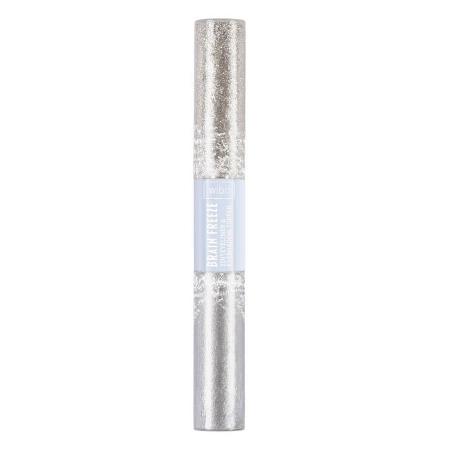 Wibo Brain Freeze 2in1 Eyeliner amp ; Eyeshadow Topper Eyeliner et ombre à paupières pailletés, 4.8 g
