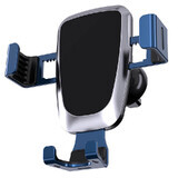Suport auto gravitațional pentru un smartphone pe grila parbrizului albastru (YC08)