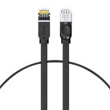 Baseus High Speed Ethernet Flachkabel CAT6 RJ45 1m - schwarz