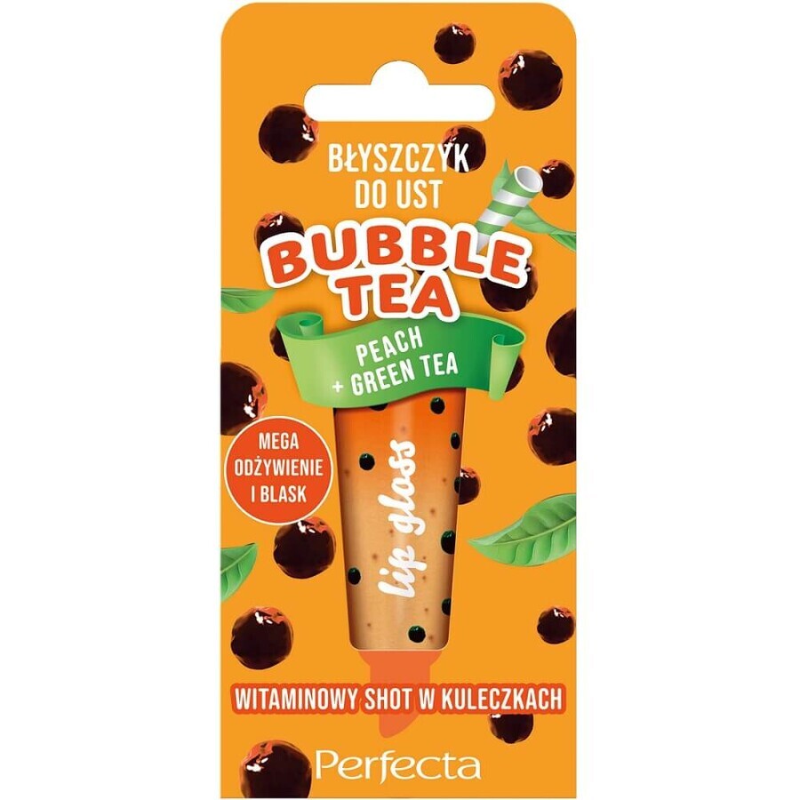Shop Perfecta Bubble Tea Lip Gloss Pfirsich + Grüner Tee, 10 g Perfecta Bubble Tea Lip Gloss Pfirsich + Grüner Tee, 10 g