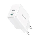 Joyroom JR-TCF12 chargeur réseau 2x USB-C 20W PD / QC 3.0 - blanc