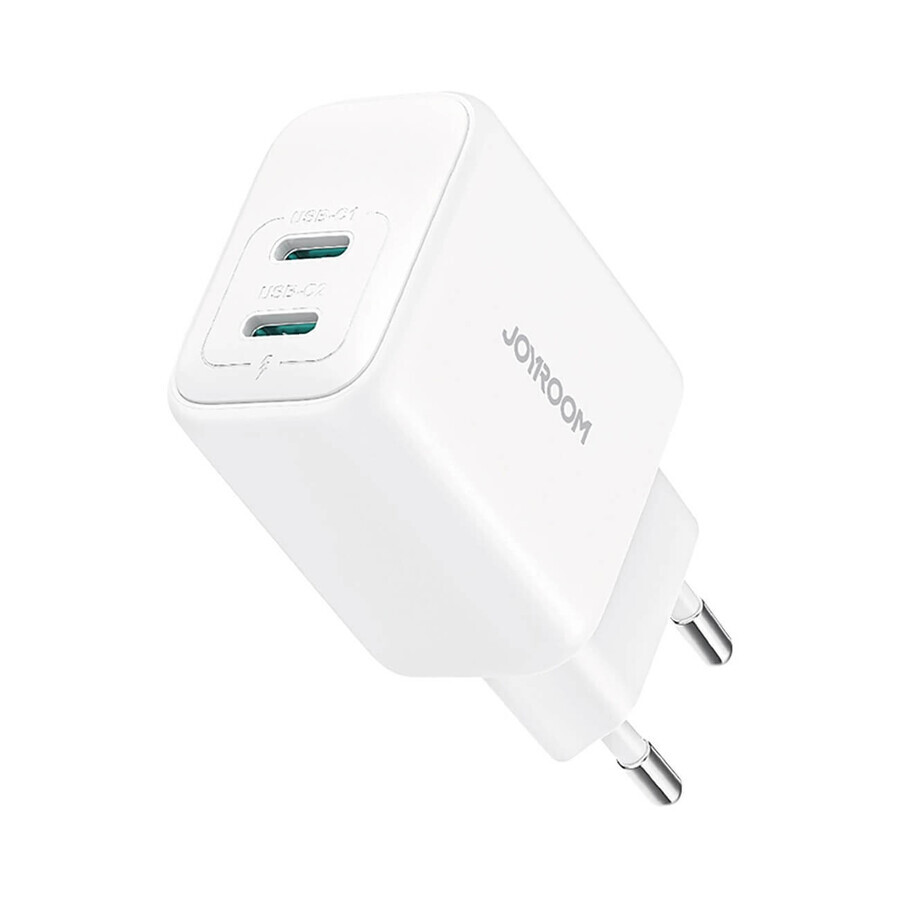 Joyroom JR-TCF12 network charger 2x USB-C 20W PD / QC 3.0 - white