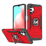 Wozinsky Ring Armor funda híbrida acorazada + soporte magnético Samsung Galaxy A73 rojo