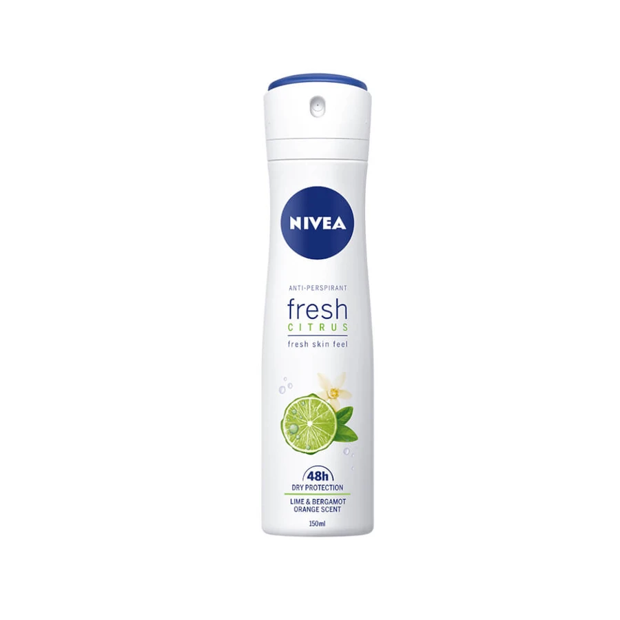 Nivea Fresh Citrus Antiperspirant, 150 ml