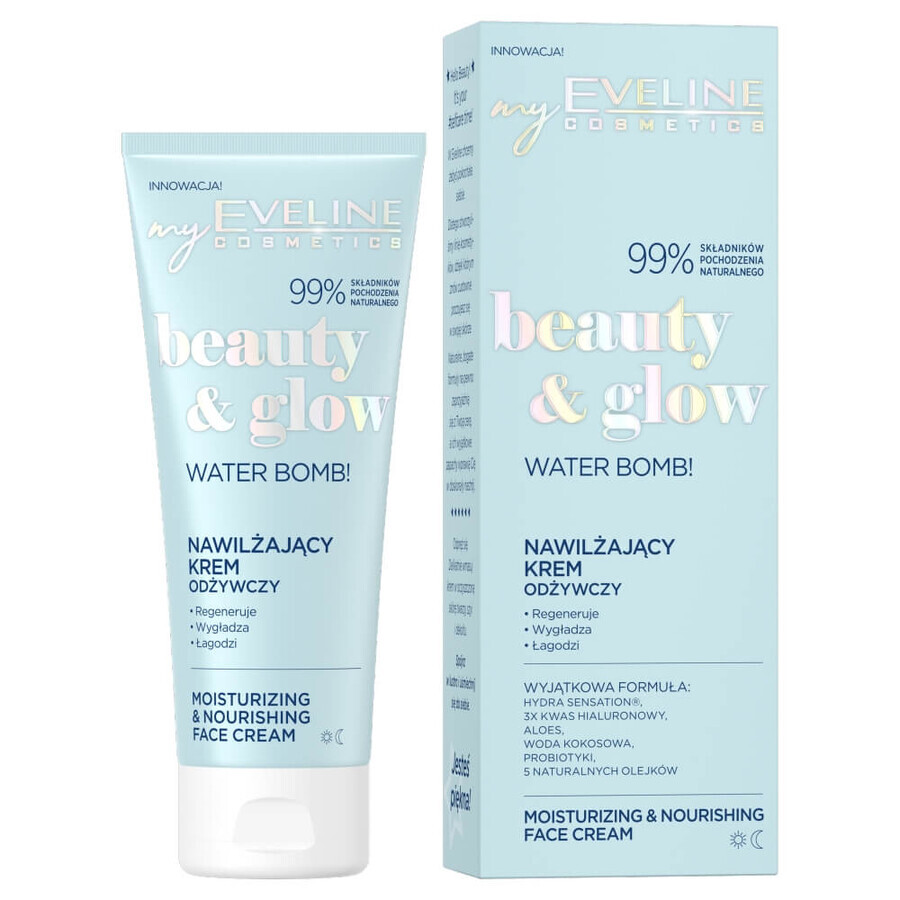 Eveline Beauty amp; Glow Moisturizing Nourishing Cream, 75 ml