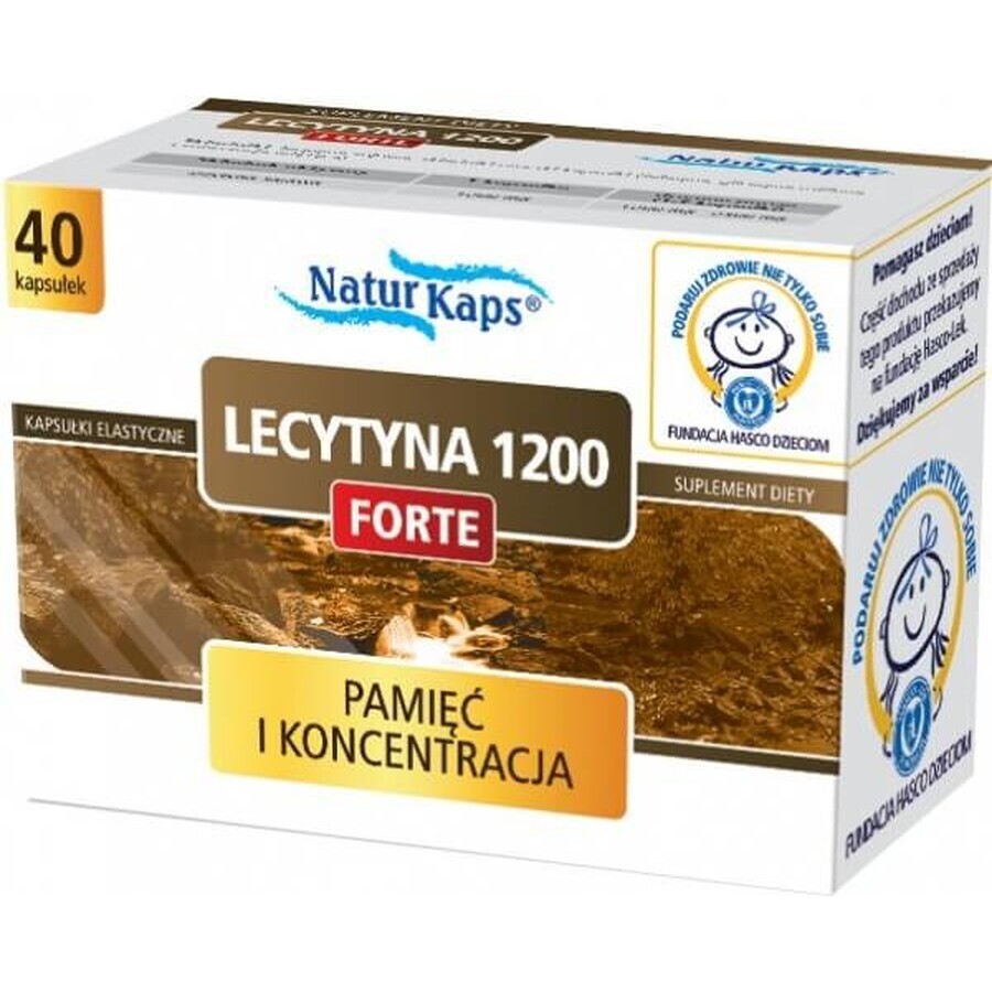Lecitina Forte 1200mg Naturkaps 40 capsule