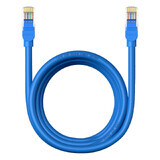 Ethernet-Kabel Baseus High Speed Cat 6 RJ-45 1000Mbps 3m rund - blau