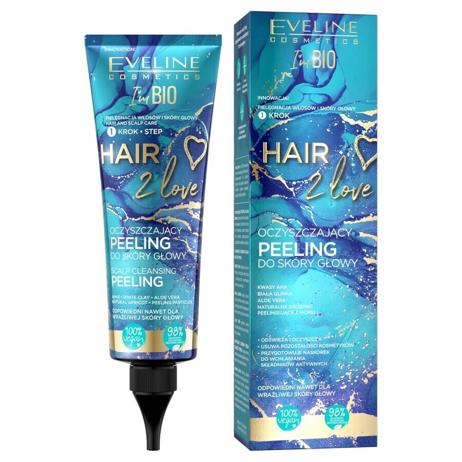 Eveline Cosmetics Hair 2 Love Gommage nettoyant du cuir chevelu, 125 ml