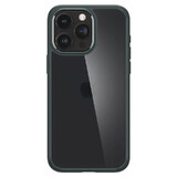 Spigen Ultra Hybrid hoesje voor iPhone 15 Pro - donkergroen