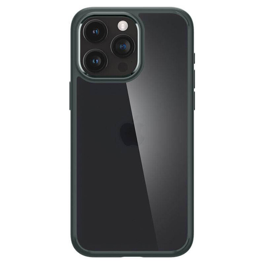 Coque Spigen Ultra Hybrid pour iPhone 15 Pro - vert foncé