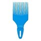 Denman D17 Curl Volumizer Peine afro para potenciar el rizo Azul