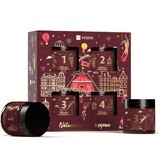 HiSkin Bordo Box Soy Candle Set, 4 x 100 ml