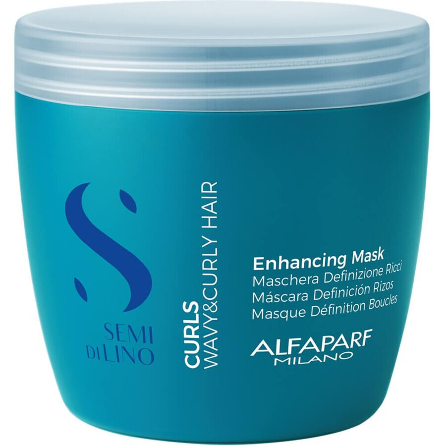 Alfaparf Semi Di Lino Curls Strengthening Mask for Curly Hair, 500 ml.