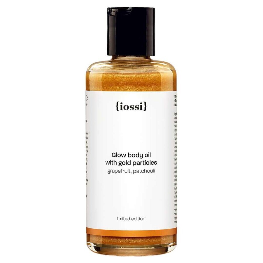 Iossi Glow Körperöl mit Goldpartikeln Illuminierendes Körperöl mit Goldpartikeln, 150 ml