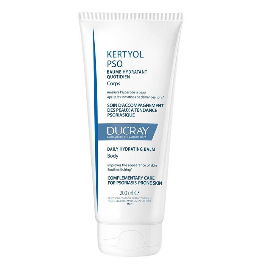 Ducray Kertyol P.S.O Lozione idratante per pelli affette da psoriasi, 200 ml