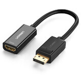 Ugreen MM137 40363 DisplayPort (Stecker) auf HDMI (Buchse) 4K / 1080p Adapter - schwarz