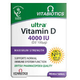 Vitabiotics Ultra Vitamina D 4000IU, 96 comprimate