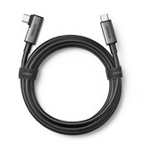 Ugreen US551 gewinkeltes USB-C - USB-C PD 60W 3A 5Gb/s 5m Kabel - schwarz