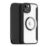 Custodia Dux Ducis Skin X Pro per iPhone 14 Plus con MagSafe e flip cover - nero