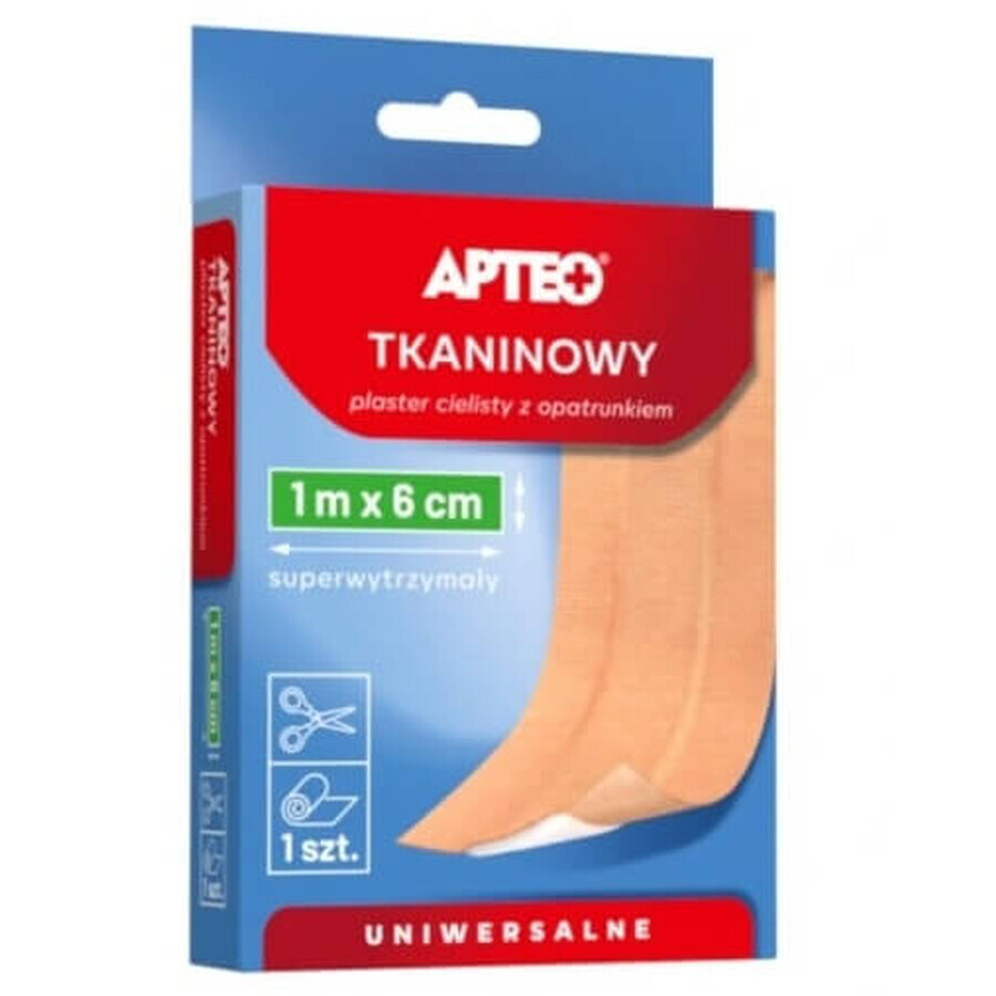 Apteo Care, Fabric patch with dressing 1m x 6cm
