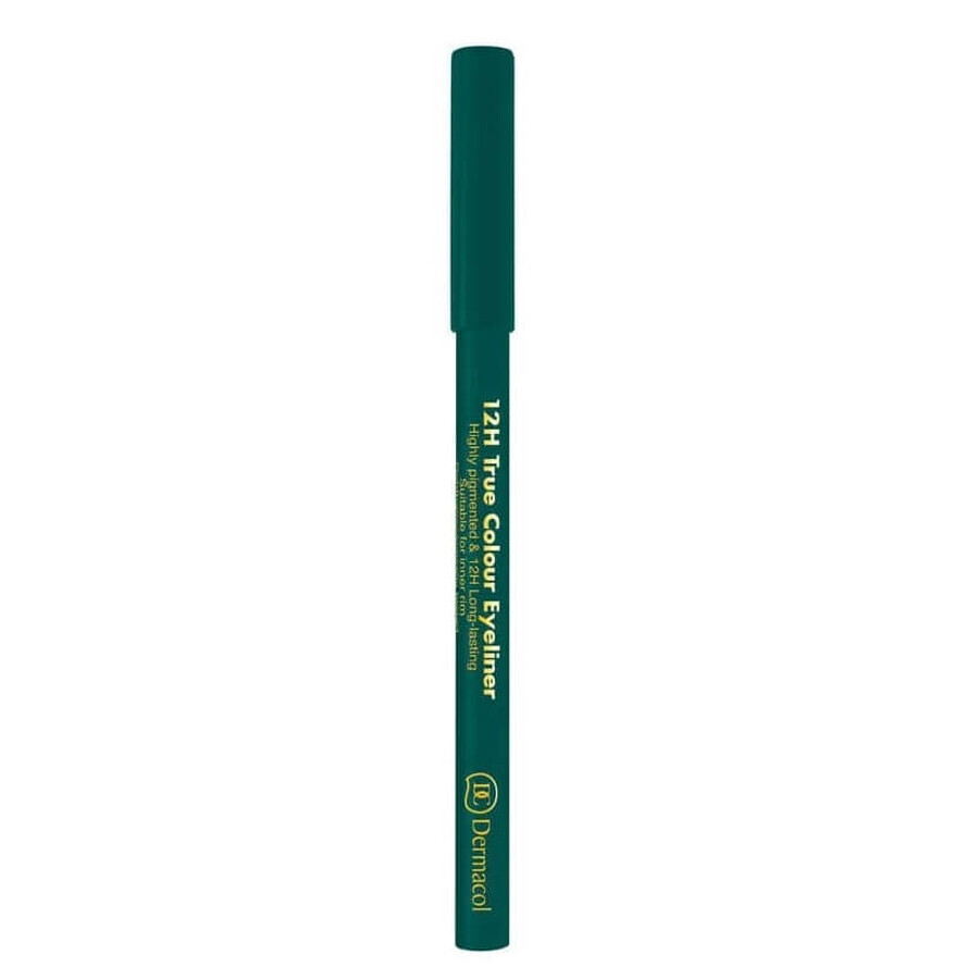 Comprar Lápiz de ojos de larga duración Dermacol 12H True Colour Eyeliner 5 Verde, 2 g Lápiz de ojos de larga duración Dermacol 12H True Colour Eyeliner 5 Verde, 2 g