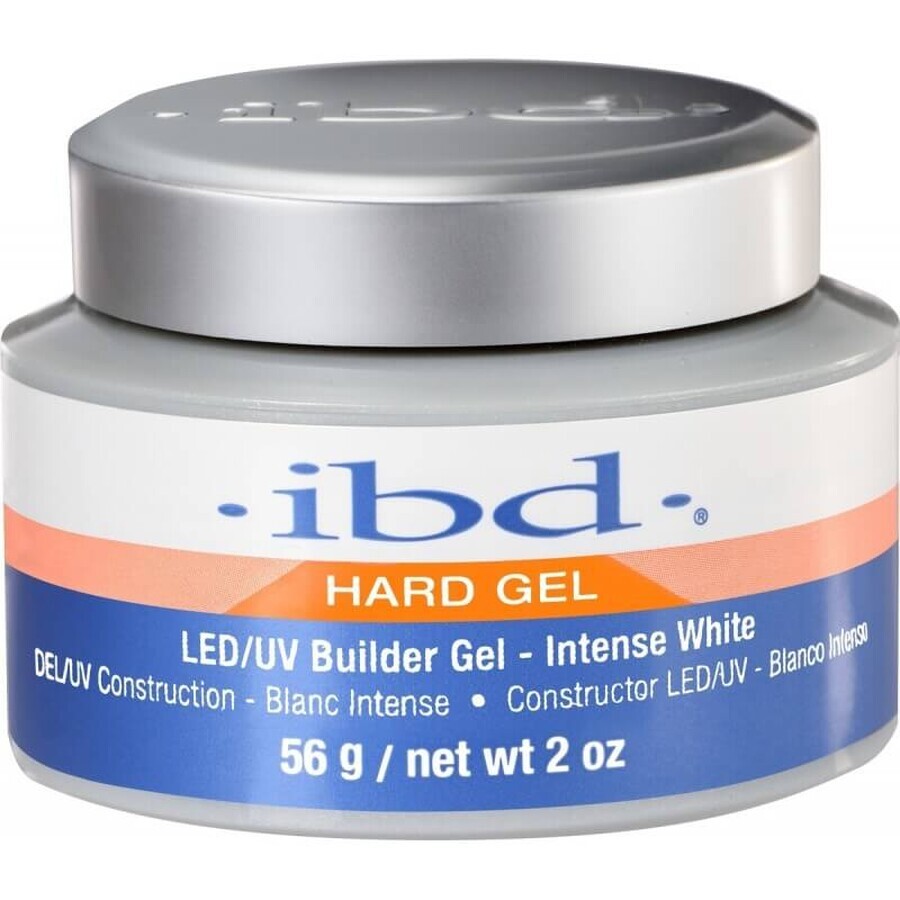 IBD Hard Builder Gel LED/UV Building Gel Intense White, 56 g