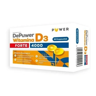 DePuwer Forte Vitamine D3 4000, 60 capsules