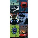 A5 notebook in line 32 pages 15 pieces mix
