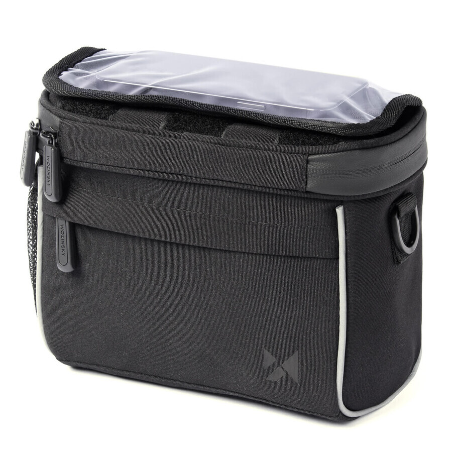 Wozinsky handlebar bike bag shoulder bag black (WBHBB-01)