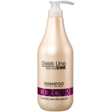 Sleek Line Shampoo with silk, color, 1000 ml