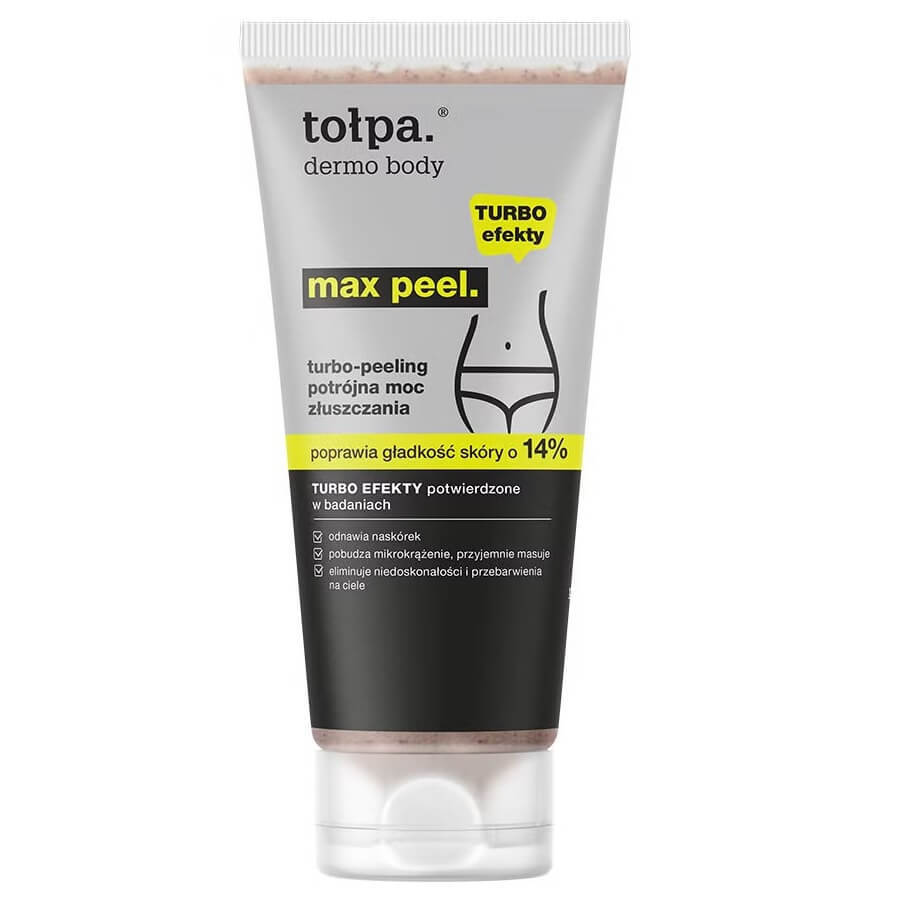 Tołpa Dermo Body Max Peel Turbo-peeling Triple poder exfoliante, 200 ml