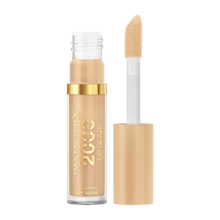 Max Factor 2000 Calorie Lip Glaze Feuchtigkeitsspendender Lipgloss 005 Honig Creme, 4,4 ml