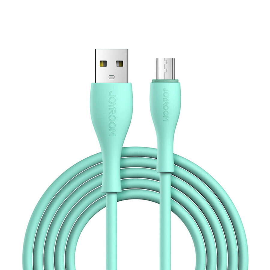 Joyroom Bowling Datakabel S-2030M8 USB-A / micro USB 3A 2m - groen