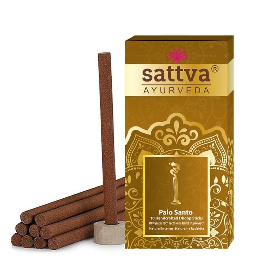 Sattva Incense Sticks Palo Santo pillar incense sticks, 10 pieces