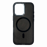 Custodia Glitter MagSafe per iPhone 16 Plus - nera con glitter