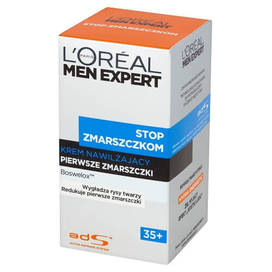 L'Oréal Paris Men Expert Stop Wrinkles 35+ Crème Hydratante Premières Rides, 50ml