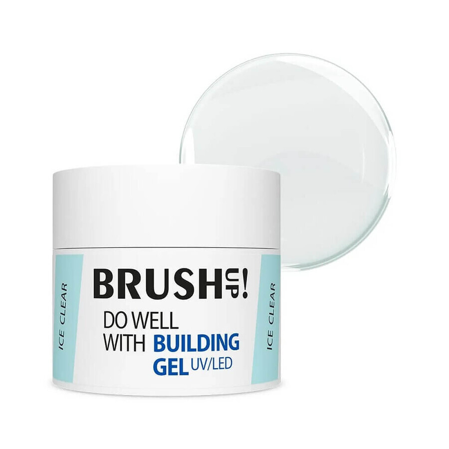 BrushUp ¡Hazlo bien con el Gel Constructor de Uñas Ice Clear, 12 g