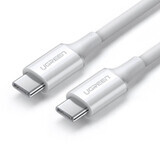 Ugreen Kabel USB Typ C (Stecker) auf Typ C (Stecker) 1 m weiß (US300)