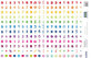 Stickers Numbers (240 stickers)