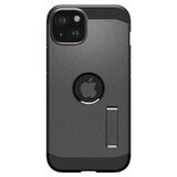 Custodia Spigen Tough Armor MagSafe con supporto per iPhone 15 Plus - grigio metallizzato