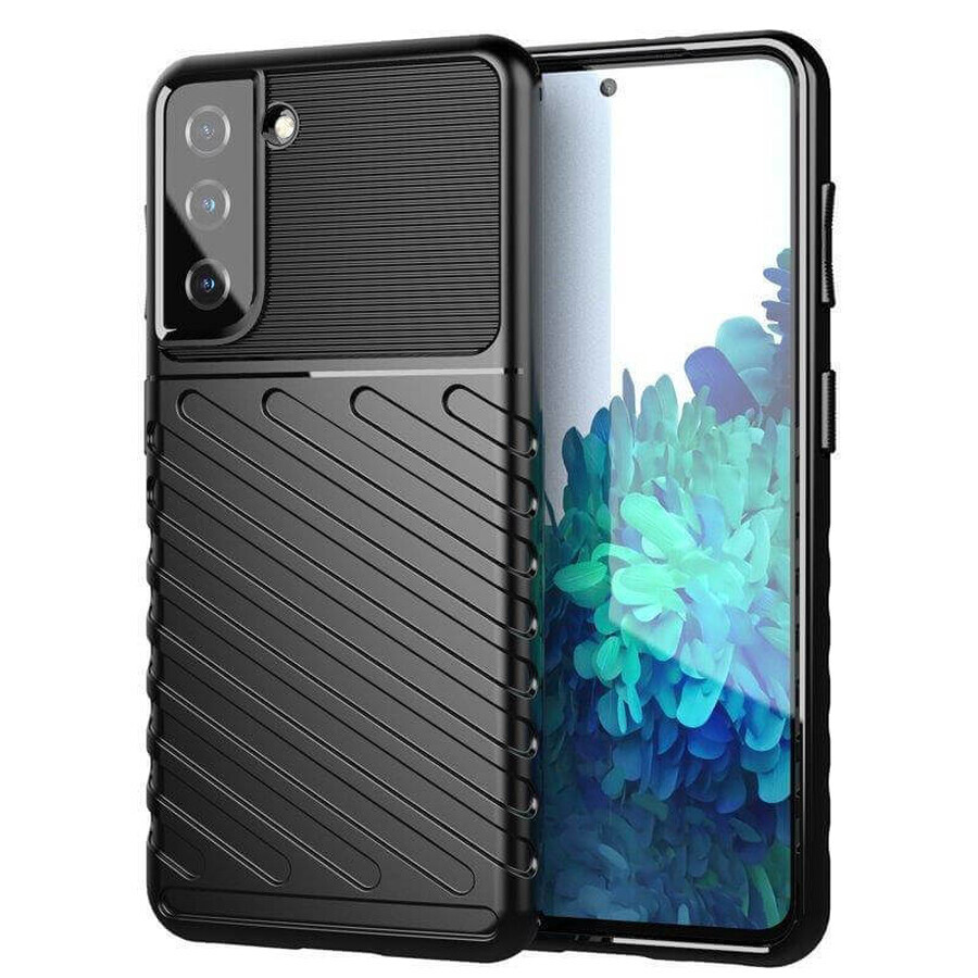 Thunder Case Samsung Galaxy S23+ Silikon Panzerhülle schwarz