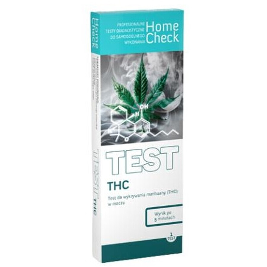 Home Check THC Test for the detection of marijuana, 1 piece