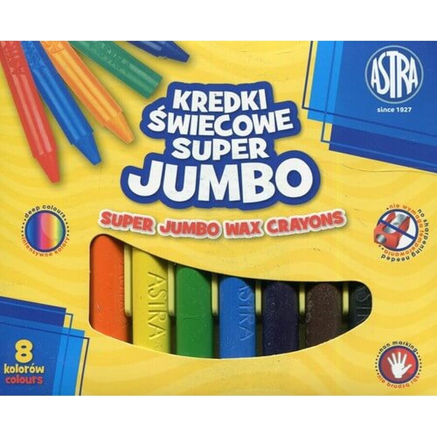 Comprar Lápices vela Super Jumbo 8 colores Lápices vela Super Jumbo 8 colores