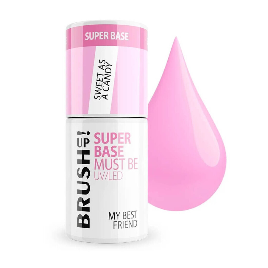 Cumpără BrushUp! Super Base Nail Hybrid Base Sweet As A Candy, 5 g BrushUp! Super Base Nail Hybrid Base Sweet As A Candy, 5 g