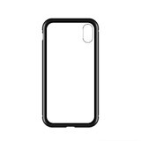 Wozinsky Volledig magnetisch hoesje magnetische 360 voorkant en achterkant met geïntegreerd glas Samsung Galaxy A72 4G zwart-transparant